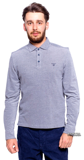 Поло GANT C. Oxford Pique 245702 XXL Синее – в интернет-магазине ...