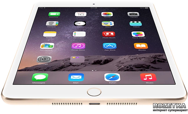 Планшет Apple A1599 iPad mini 3 Wi-Fi 64GB (MGY92TU/A) Gold