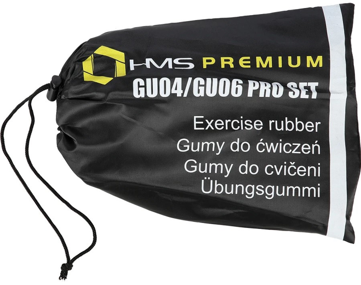 Набір гумок для тренувань HMS Pro Set GU04 GU06 6 шт (5907695537536) - зображення 9