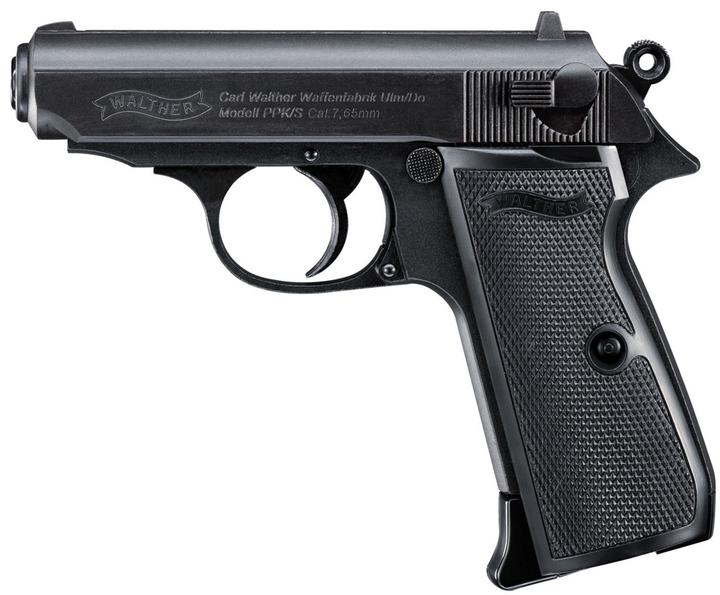 Пістолет пневматичний Umarex Walther PPK/S Blowback. Кал. 4.5 мм ВВ - зображення 1