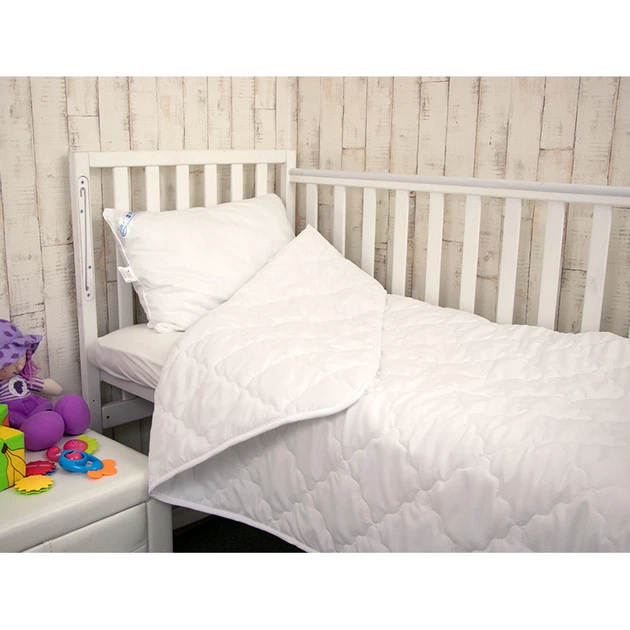 Детское одеяло Руно - Silicone легкое белое 105x140 см (22630) - изображение 5