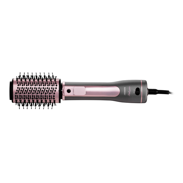 Фен-щетка для волос ARDESTO Brush Pink Touch 1200Вт LED-дисплей / 4 насадки Серый с розовым (HD-CR300PT) - изображение 2
