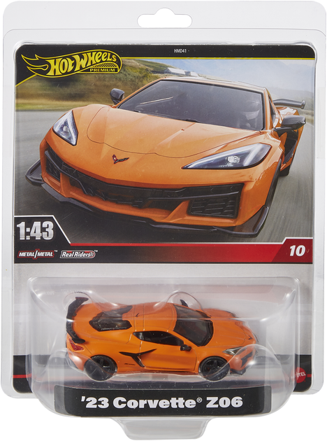 Машинка Hot Wheels Premium 23 Corvette Z06 Pojazd 1:43 (0194735220120) - зображення 1