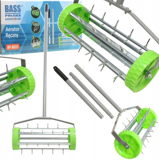 Ручний аератор-скарифікатор для трави Bass Polska 8931 420 мм - зображення 9
