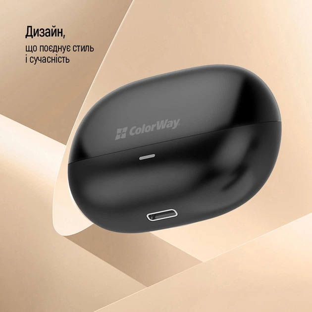 Наушники ColorWay Slim TWS-1 Earbuds Long Life Black (CW-TWS1BK1) - изображение 8