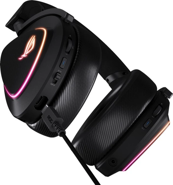 Навушники ASUS ROG Delta II Black (90YH03W0-BHUA00) - зображення 6