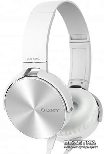 Наушники Sony MDR-XB450 White (MDRXB450APW.E) купить в интернет ...