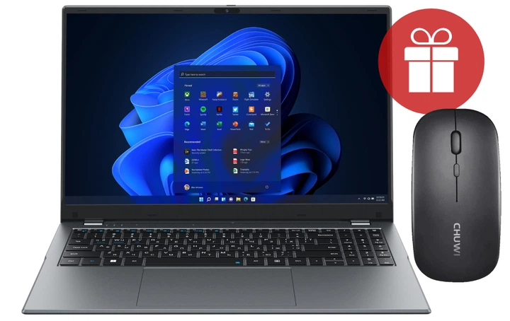 Ноутбук 15.6 CHUWI GemiBook Plus (N100/8/256GB) Win 11 + Миша у Подарунок (CW-112848) - Фото 1 Ноутбук 15.6 CHUWI GemiBook Plus (N100/8/256GB) Win 11 + Миша у Подарунок (CW-112848) - зображення 1
