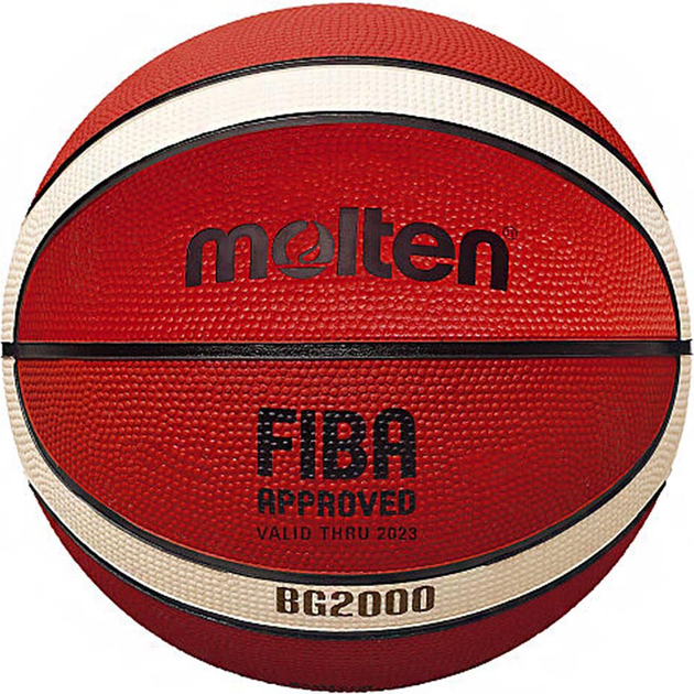 Баскетбольний м'яч Molten B6G2000 FIBA коричневий (4905741849535) - зображення 1