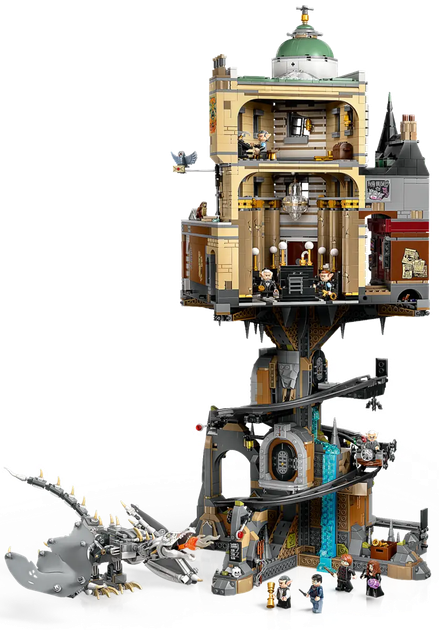 Zestaw klocków LEGO Harry Potter Czarodziejski Bank Gringotta - edycja kolekcjonerska 4801 element (76417) - obraz 4