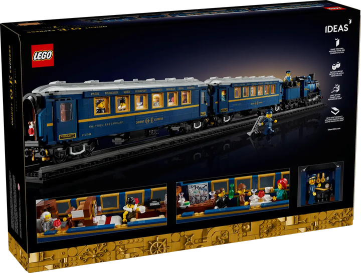 Конструктор LEGO Ideas Потяг Східний експрес 2540 елементів (21344) - зображення 11