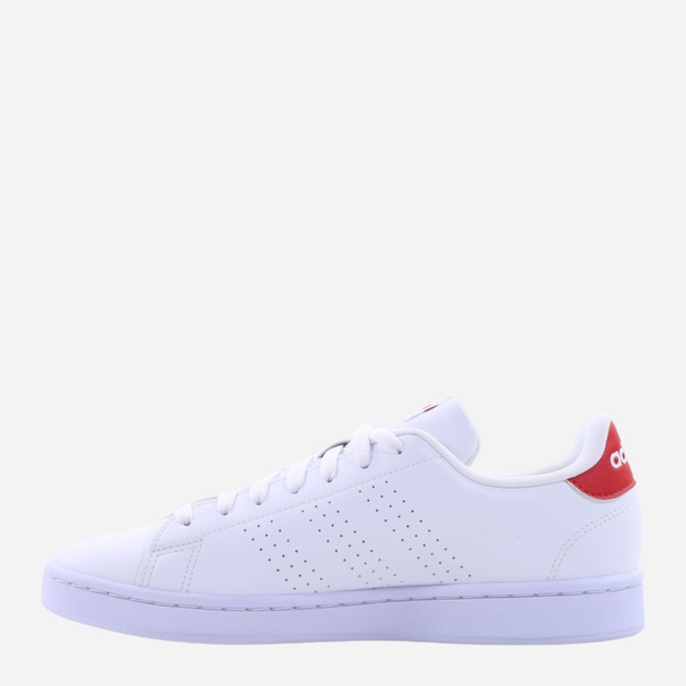 Tenisówki męskie z eko skóry adidas Advantage HR0235 44.5 Biały/Czerwony (4066746167106) - obraz 2