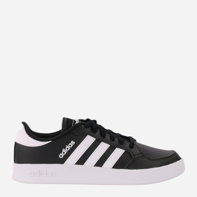 Tenisówki męskie skórzane adidas Breaknet FX8708 44.5 Czarny/Biały (4062063462597) - obraz 1