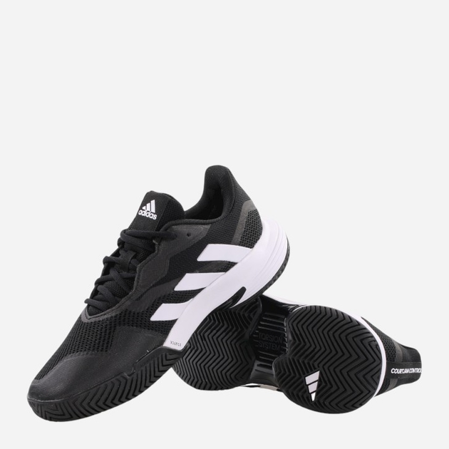 Buty sportowe męskie adidas CourtJam Control M GW2554 44 Czarne (4065418041324) - obraz 4