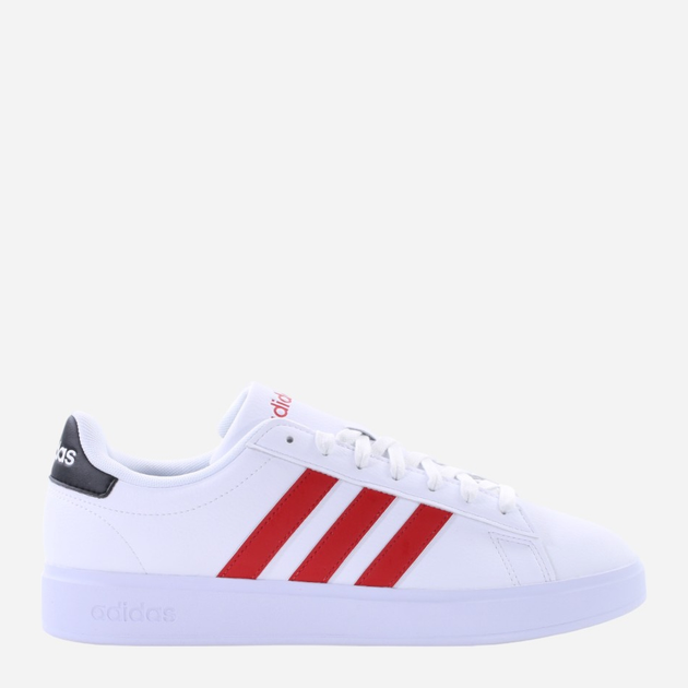 Tenisówki męskie z eko skóry adidas Grand Court 2.0 FZ6363 40 Biały/Czerwony (4066746629871) - obraz 1