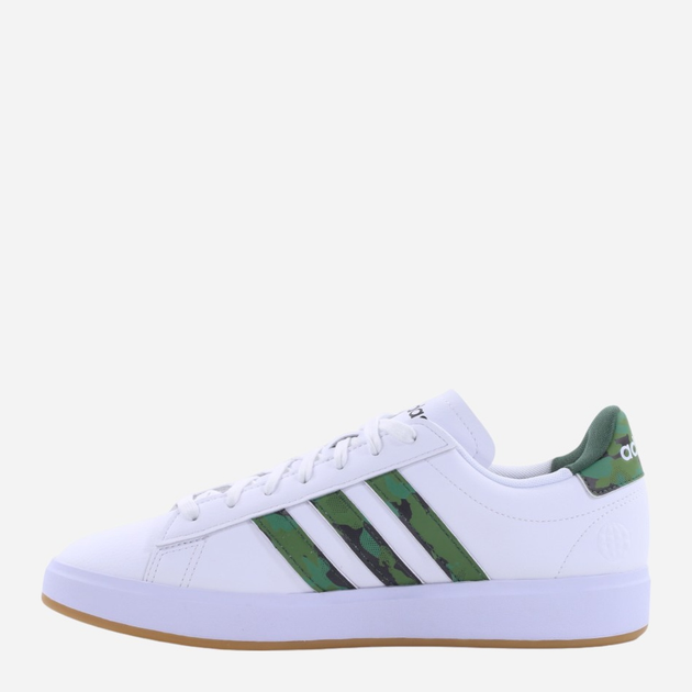 Чоловічі кеди низькі adidas Grand Court 2.0 GY2486 46.5 Білий/Зелений (4066748727827) - зображення 2