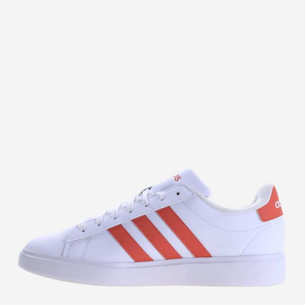 Sneakersy męskie adidas Grand Court 2.0 ID2948 40.5 Biały/Pomarańczowy (4066764253492) - obraz 2