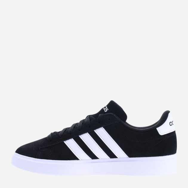 Tenisówki męskie skórzane adidas Grand Court 2.0 ID2963 40.5 Czarny/Perłowy (4066764100475) - obraz 2