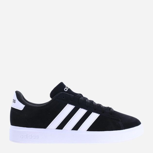 Tenisówki męskie skórzane adidas Grand Court 2.0 ID2963 45.5 Czarny/Perłowy (4066764100437) - obraz 1