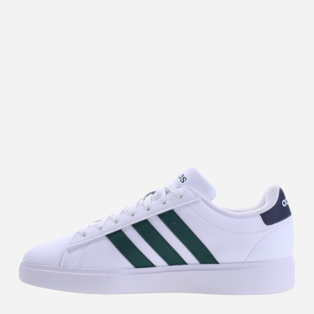 Чоловічі кеди низькі adidas Grand Court 2.0 ID4465 40 Білий/Темно-зелений (4066755585014) - зображення 2