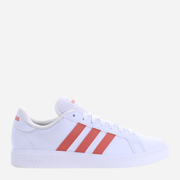 Чоловічі кеди низькі adidas Grand Court Base 2.0 ID3021 42.5 Білий/Розовий (4066765324740) - зображення 1