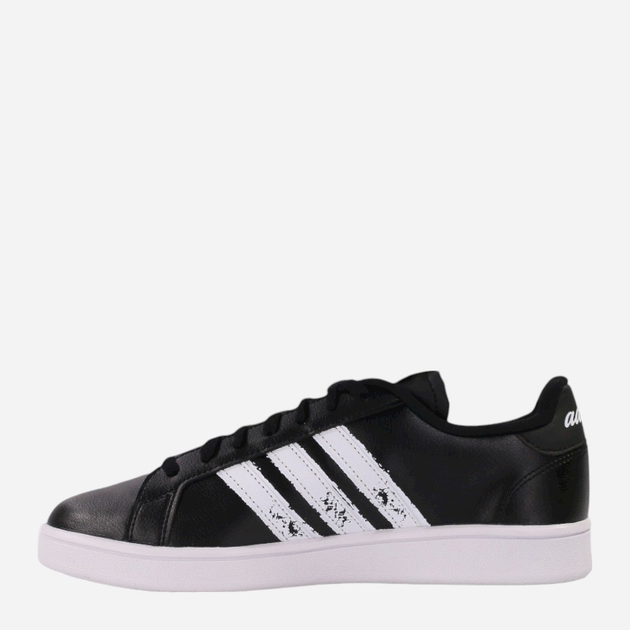 Tenisówki męskie z eko skóry adidas Grand Court Beyond GX5755 40 Czarny/Biały (4065418173315) - obraz 2