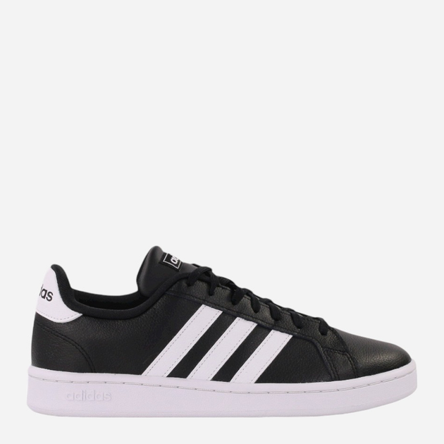 Чоловічі кеди низькі adidas Grand Court F36393 43.5 Чорний/Білий (4059808084695) - зображення 1