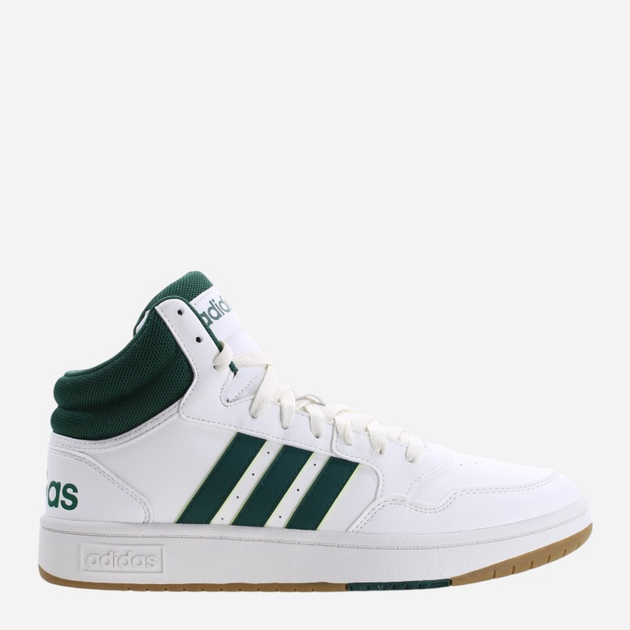 Sneakersy męskie na platformie wysokie adidas Hoops 3.0 Mid IG5570 42.5 (UK 8.5) Białe (4066756004842) - obraz 1