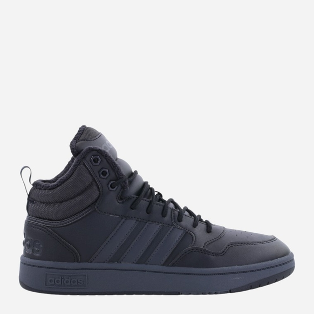 Чоловічі зимові снікери adidas Hoops 3.0 Mid WTR GW6421 40.5 Чорні (4065427821764) - зображення 1