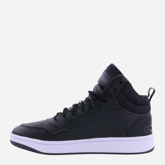 Чоловічі зимові снікери adidas Hoops 3.0 Mid WTR GZ6679 40.5 Чорні (4065426087512) - зображення 2