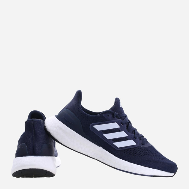 Buty do biegania męskie adidas Pureboost 23 IF2373 41.5 Granatowe (4066756529383) - obraz 3