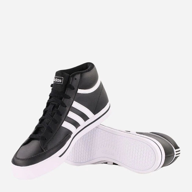 Чоловічі кеди високі adidas Retrovulc Mid GW8370 42 Чорні (4065419549461) - зображення 4