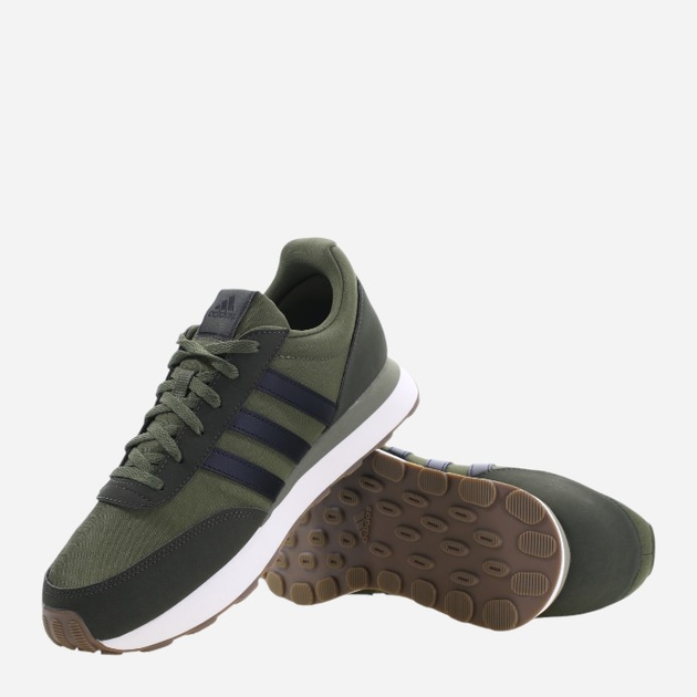 Чоловічі кросівки adidas Run 60s 3.0 IG1179 44.5 Зелені (4066764115363) - зображення 4