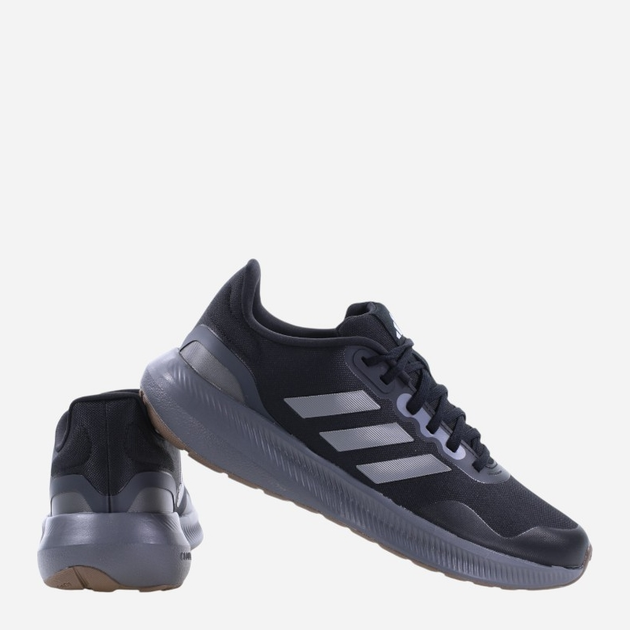 Чоловічі кросівки для бігу adidas RunFalcon 3.0 HP7568 42.5 Чорні (4066748693443) - зображення 3