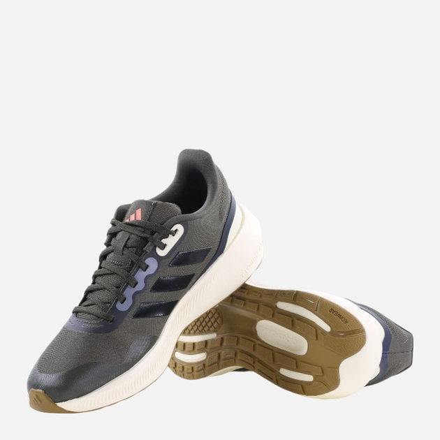 Buty do biegania męskie adidas RunFalcon 3.0 HP7569 40.5 Brązowe (4066748697120) - obraz 4