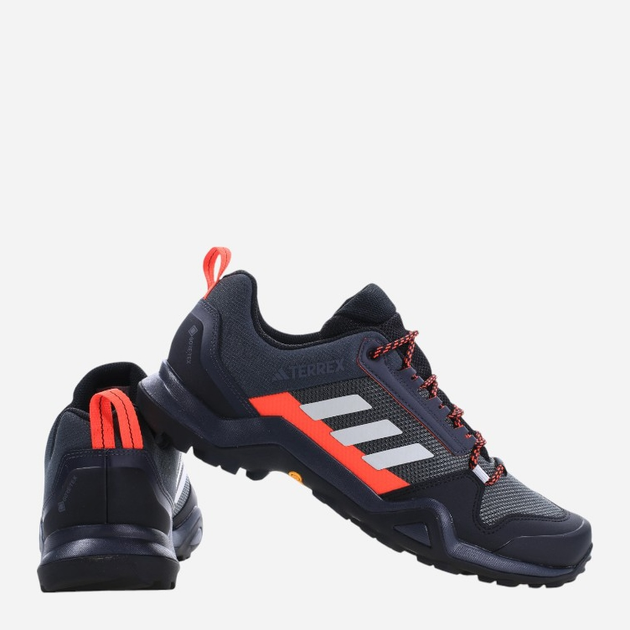 Buty trekkingowe męskie z membraną adidas Terrex AX3 Gore-tex IF4882 44.5 Szare (4066746299197) - obraz 3