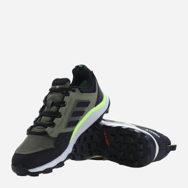 Buty do biegania męskie z membraną adidas Terrex Tracerocker IF0381 43.5 Khaki (4066765292124) - obraz 4