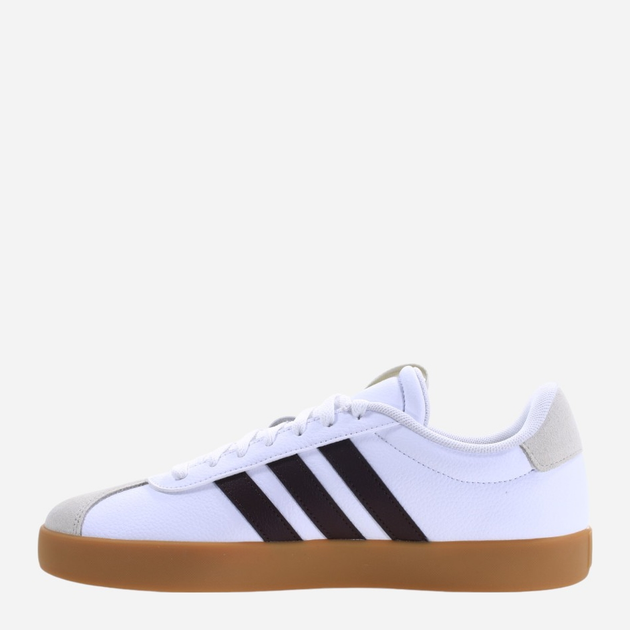 Tenisówki męskie z eko skóry adidas VL Court 3.0 ID6288 47.5 Biały/Brązowy (4067886691421) - obraz 2