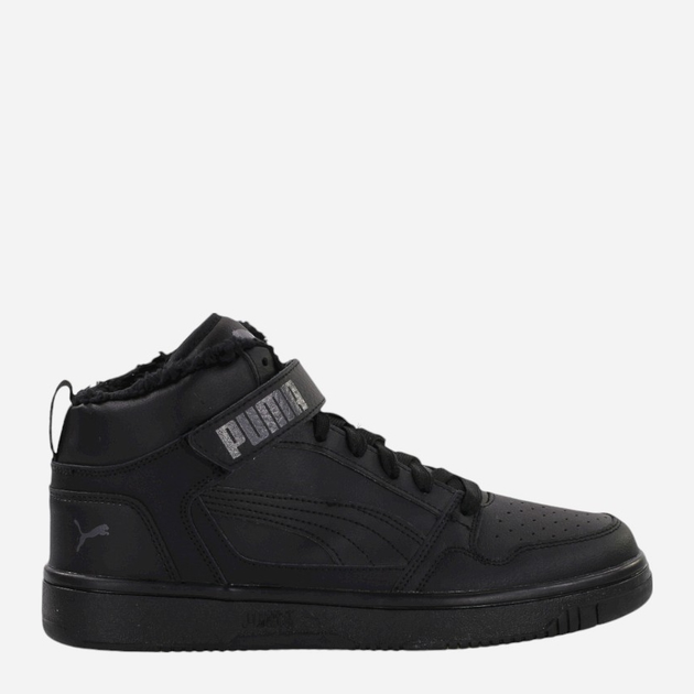 Zimowe sneakersy męskie za kostkę Puma Rebound Mid 386376-01 44.5 Czarne (4065449641463) - obraz 1