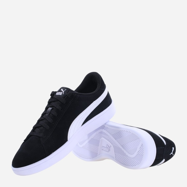 Sneakersy męskie zamszowe Puma Smash 3.0 390984-01 45 Czarne (4065452493158) - obraz 4