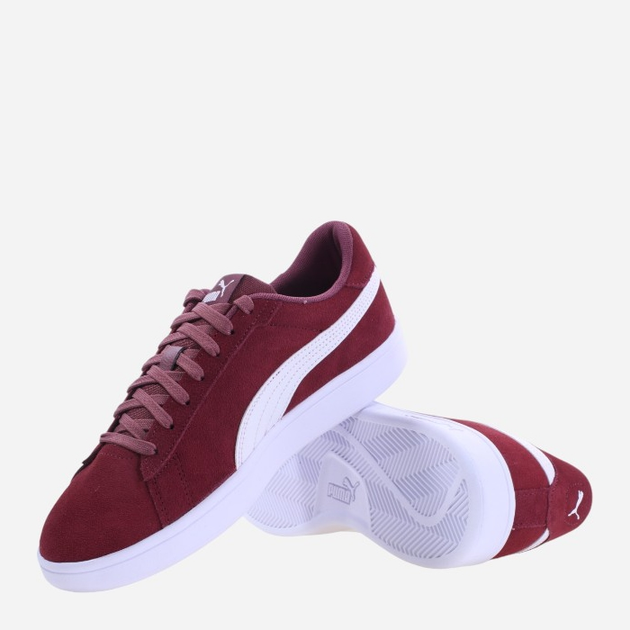 Sneakersy męskie zamszowe Puma Smash 3.0 390984-05 46 Czerwone (4065452651039) - obraz 4