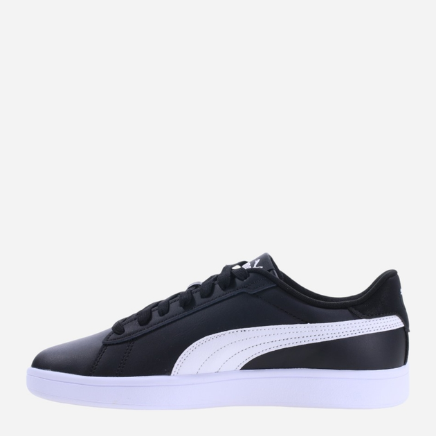 Чоловічі кеди низькі Puma Smash 3.0 L 390987-04 48.5 Чорний/Білий (4065452565176) - зображення 2