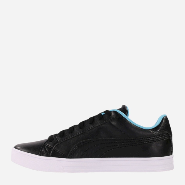 Чоловічі кеди низькі Puma Smash Vulc V3 LO 306882-01 40 Чорний/Бірюзовий (4063699657722) - зображення 2