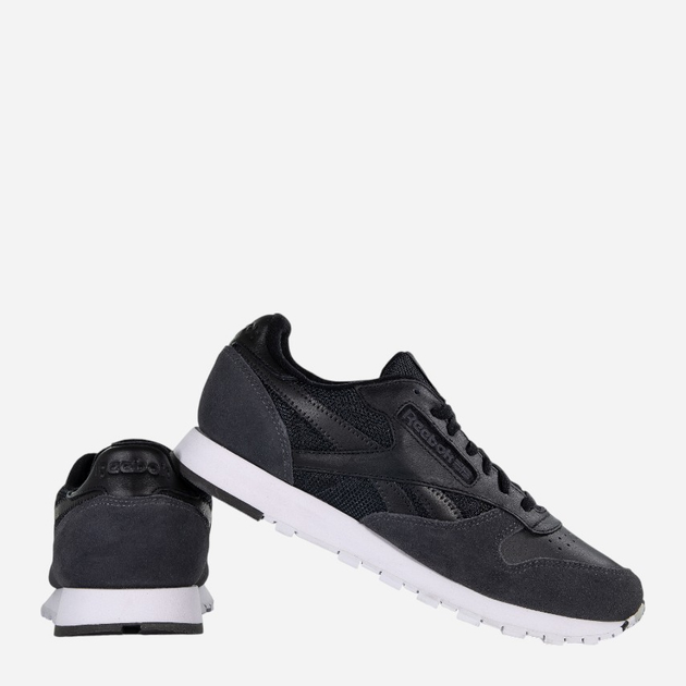 Buty sportowe męskie Reebok CL Leather BS5146 40.5 Czarne (4058031315217) - obraz 3