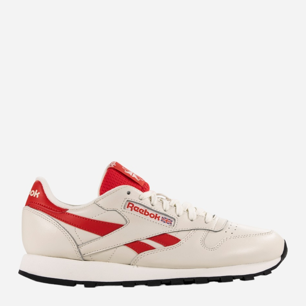 Buty sportowe męskie skórzane Reebok CL Leather Mu EF3383 44 Beżowe (4062051207964) - obraz 1