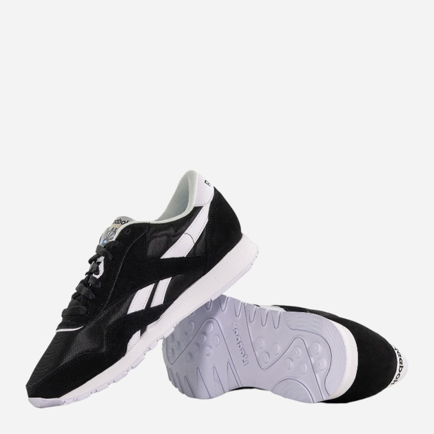 Buty sportowe męskie Reebok CL Nylon 6604 40.5 Czarne (54871629907) - obraz 4