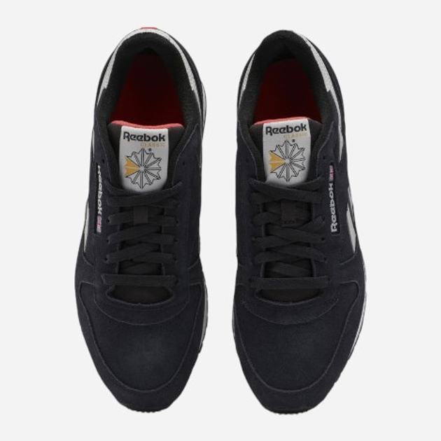 Чоловічі кросівки Reebok Classic Leather 100032774 46 Чорні (4066756272456) - зображення 3