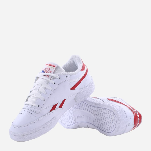 Sneakersy męskie do kostki Reebok Club C Revenge H04170 44 Biały/Czerwony (4062064860194) - obraz 4