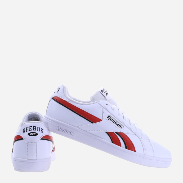 Sneakersy męskie Reebok Court Retro 100074392 45 Biały/Czerwony (1200143041338) - obraz 3