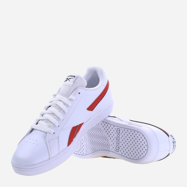 Чоловічі кеди низькі Reebok Court Retro 100074392 47 Білий/Червоний (1200143041390) - зображення 4